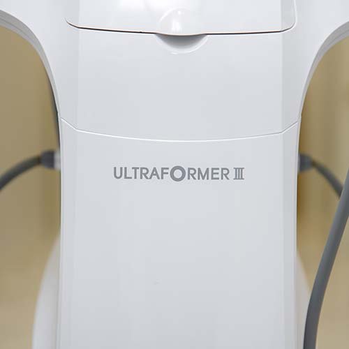 Ultraformer III device at Vive Laser Center Tijuana, used for high-intensity focused ultrasound (HIFU) treatments that lift and tighten the skin without surgery.